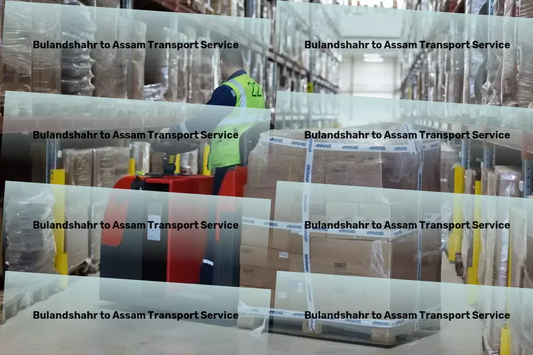 Bulandshahr to Assam Part Load Transport Cargo delivery networks