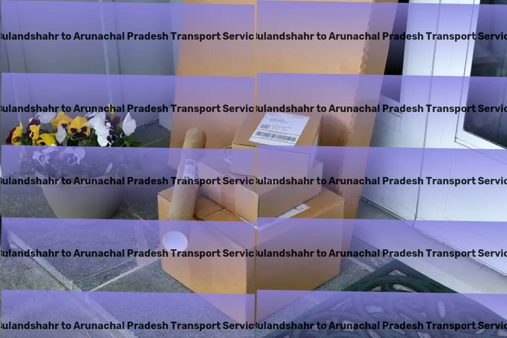 Bulandshahr to Arunachal Pradesh Bike Transport And Scooty Courier Comprehensive package logistics